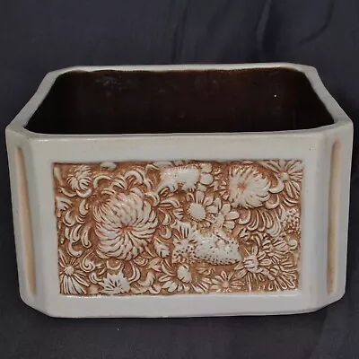 Buy Bretby Art Pottery 7.5  Cream Glazed Ceramic Crocus/Hyacinth Planter, C.1910's • 28.50£