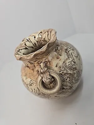 Buy Agateware Neriage Nerikomi RARE Vessel Vase Browns Ivory Swirl Japan 5½ X 5½  • 69.34£
