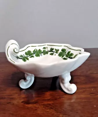Buy Vintage Meissen - Footed Shell Shaped Dish / Small Soap Dish • 20£