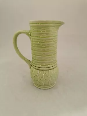 Buy Royal Art Pottery Longton Ribbed Green Vase (AN_7217) • 12£