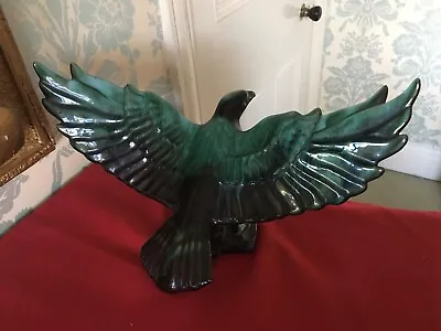 Buy Large Blue Mountain Pottery Eagle With Outstretched Wings Ornament • 15£