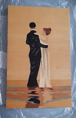 Buy MARQUETRY PICTURE 'DANCE ME TO THE END OF LOVE' JACK VETTRIANO 40x25cm • 8.89£