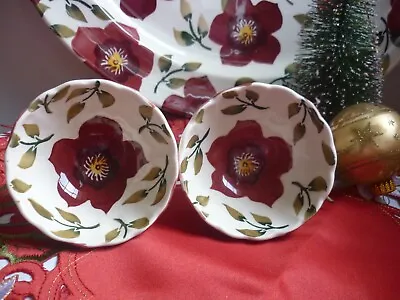 Buy Emma Bridgewater   Hellebore 2 Small Fluted Bowls • 14.99£