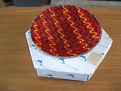 Buy Poole Pottery Charger Dish 'strobe' Design + Original Box • 49£