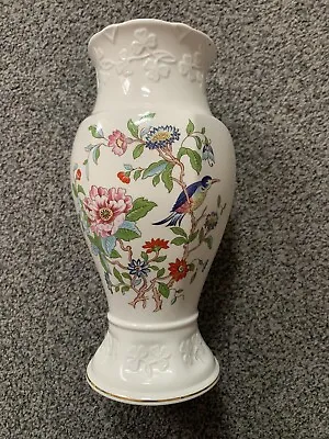 Buy Large Aynsley Fine Bone China Pembroke Vase 26 Cm. Immaculate • 14.99£