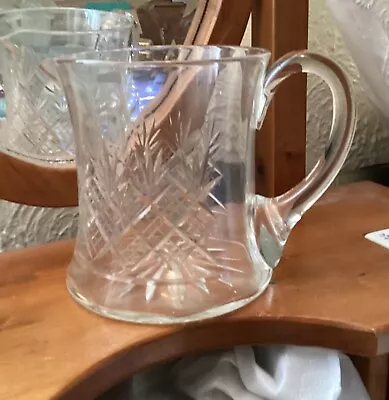 Buy Crystal Cut Glass Jug / Pitcher Attractive. • 5£