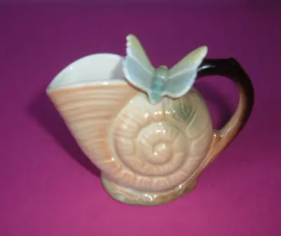 Buy Hornsea  Shell Form Jug  With  Butterfly  Mould  No.A6    Rare    (2065) • 16.99£