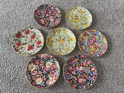 Buy 7x Royal Winton Chintz 4.5  Trinket Butter Preserve Dishes Coasters - Perfect • 16£