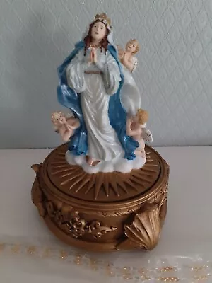 Buy FRANKLIN MINT Figurine By Ricardo Bianchi. OUR LADY OF THE ROSARY. Rosary Beads. • 10.90£