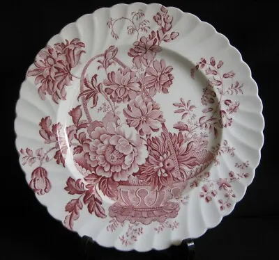 Buy Charlotte Pink Royal Staffordshire Dinnerware Plate 10  England C Cliff • 9.42£
