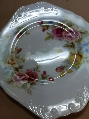 Buy Royal Sutherland Fine Bone China Semi-Oval Dish Flower Deco • 0.99£
