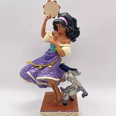 Buy Disney Traditions Esmeralda Twirling Tambourine Player Figurine 6008071 Damaged • 34.95£
