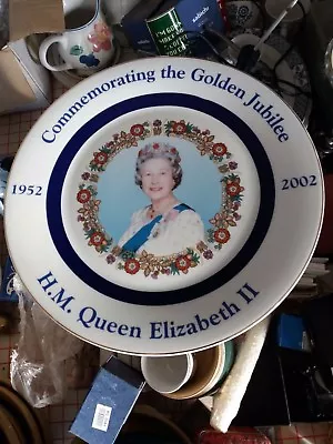 Buy  Anniversary Plate Commemorating The Golden Jubilee Of Queen Elizabeth II. • 10£