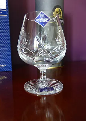 Buy Genuine Vintage Edinburgh Crystal Brandy Glass Star Of Edinburgh Design New • 22£