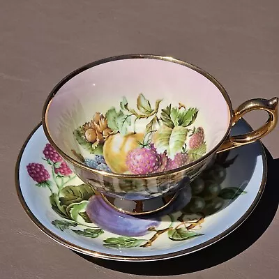 Buy ORCHARD FRUIT Royal Stanley Fine Bone China Staffordshire Tea Cup & Saucer • 64.42£