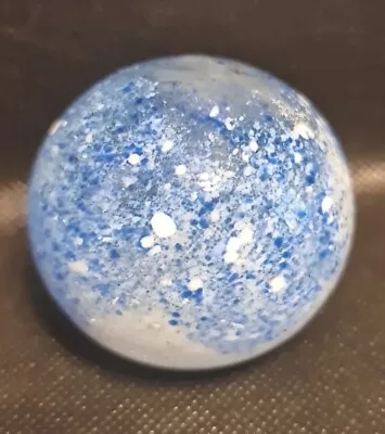 Buy Glass Paperweight Blue/White Speckle Small Collectable Vgc • 5.99£
