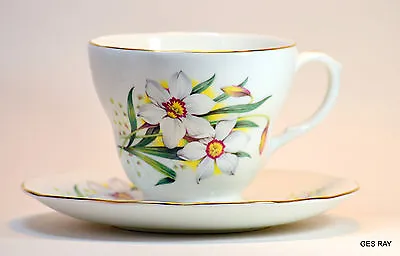 Buy Royal Winchester Coffee Tea Cup & Saucer Duchess England Bone China 1980 • 17.75£