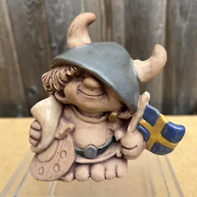 Buy Viking Troll  Ewa Jarenskog Jie Keramik Sweden Sverige Trollet Ceramic Figurine • 18£