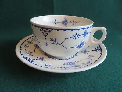 Buy Antique  Denmark Blue Furnivals   Tea Cup & Saucer C 1900'sEX COND • 5£