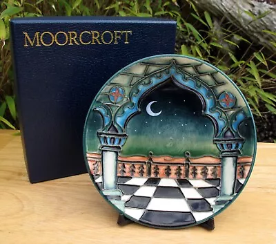 Buy Moorcroft Boxed Rare Jumeirah 780/4 Tray Gold Signed & Dated 29.5.00 B Wilkes • 99£