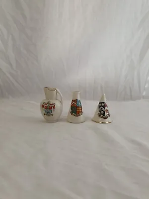 Buy  W.H.GOSS Crested China Lot Of 3  • 4.99£