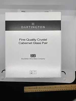 Buy 2x Dartington Lead Crystal Cabernet Glasses - BOXED 2 • 9.49£