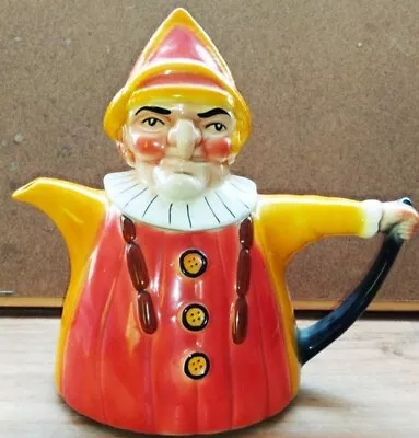 Buy Punch Teapot. Hand-Painted Staffordshire Pottery. • 3.99£