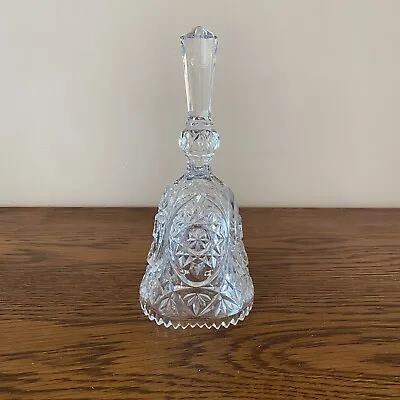 Buy Vintage Lead Crystal Cut Glass Decorative Bell 17cm Good Condition • 6.29£