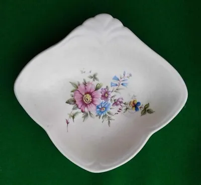 Buy Exeter Pottery - Diamond Shaped Trinket Dish - Floral Pattern. • 2.99£