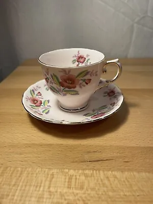 Buy Vintage Tuscan Fine English Bone China Tea Cup And Saucer Made In England • 14.25£
