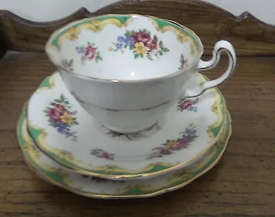 Buy Vintage 3 Piece Adderley (lawley) China Tea Cup And Saucer And Plate • 38.41£