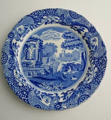 Buy Copeland Spode Italian Small Plate Side Dish 16cm Wide England Blue And White • 6.70£