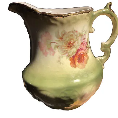 Buy Rockingham Antique Porcelain Jug Flower Pattern. • 5£