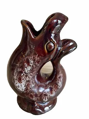 Buy Kernewek Pottery Fish Vase Goonhavern Cornwall • 9£