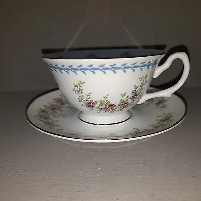 Buy Vintage Royal Crown Duchy Harewood Tea Cup & Saucer Princess Mary Design • 12£
