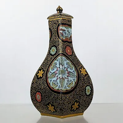 Buy Antique Victorian Ironstone Pottery China Chinoiserie Chinese Lidded Vase C1840 • 49.95£