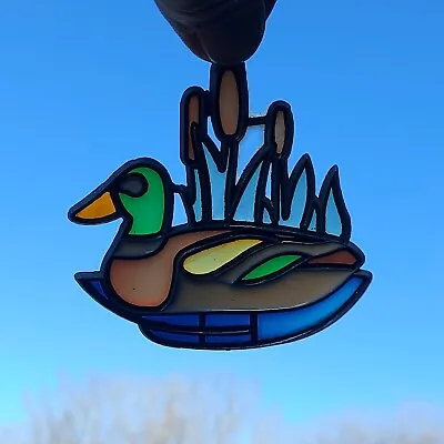 Buy Stained Glass Hanging Mallard Vgc • 14.99£
