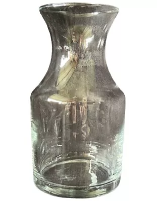 Buy Single Serve Decanter Wine Juice Bud Vase Clear Glass Vintage Bartell Collins • 4.80£