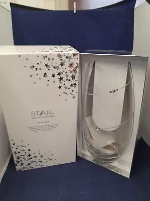 Buy Star By Julien Macdonald Glass Swirl Vase With Swarovski Crystals • 20£