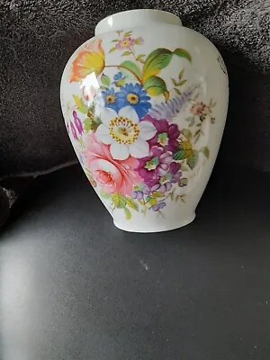 Buy Beautiful Aynsley Fine Bone China Vase   Howard Sprays  Ex Cond • 5£