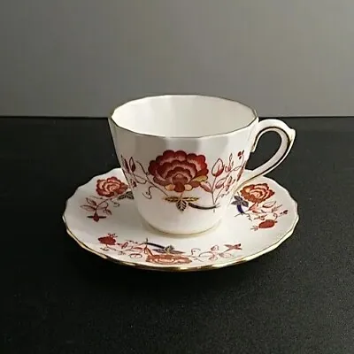 Buy Royal Crown Derby Bali Cup And Saucer A1100 Red Gold English • 12.11£