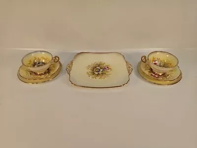 Buy Foley China 7 Piece Set In The Helicrysum Pattern Signed • 95£