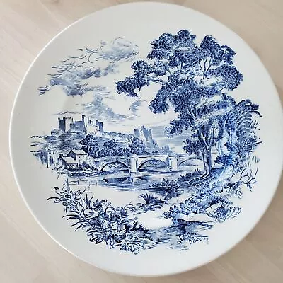 Buy Vintage China Enoch Wedgewood & Company Countryside 10  Dinner Plate Blue White • 37.89£
