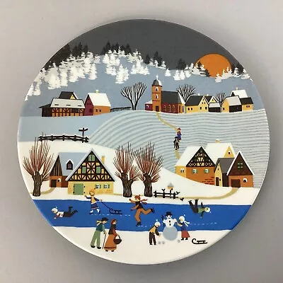 Buy Poole Pottery Barbara Furstenhofer 6  Decorative Plate 438 Bavarian Scene VIII • 13.99£