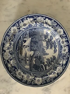 Buy Antique Blue And White Pottery Willow • 29£