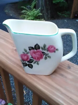 Buy Vintage Lord Nelson Ware 5  Angular Pitcher Pink Rose Staffordshire England • 33.31£