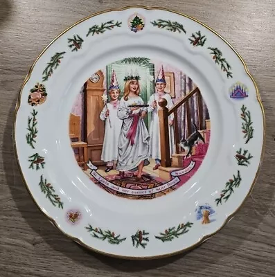 Buy Royal Worcester Plate - Christmas Around The World - Sweden, St Lucia & Her Boys • 2£