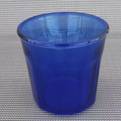 Buy One Luminarc Arcoroc Cobalt Blue 500ml 10 Panel France Glass • 9.46£