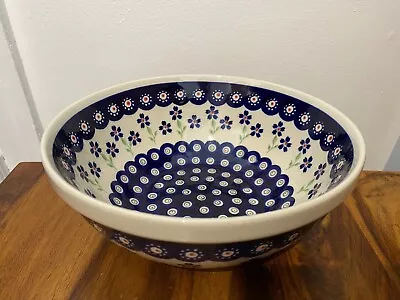Buy Pasta Bowl Handmade Polish Pottery Boleslawiec • 43£