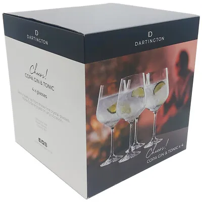 Buy Dartington Copa Gin & Tonic Glasses 4 Pack Cheers! Collection 570ml Height 22cm • 22.99£